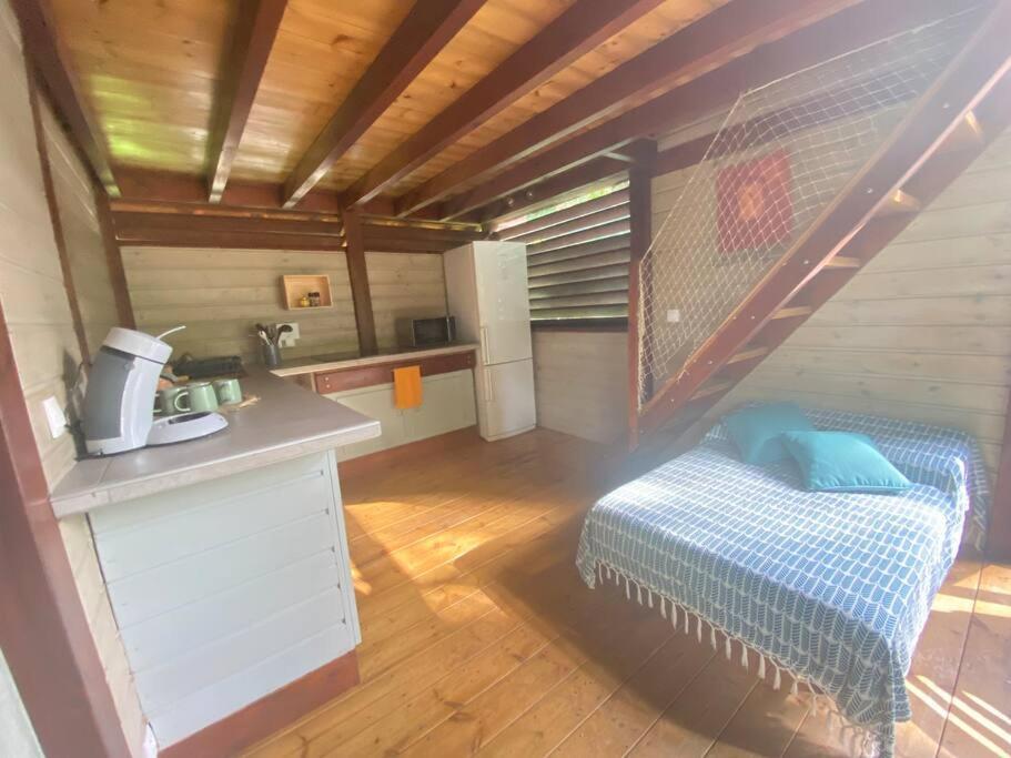 Ti Zaboka Chalet , Spa Privatif Les Abymes Bagian luar foto