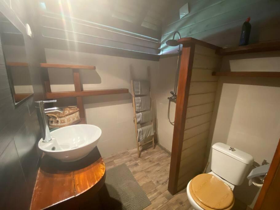 Ti Zaboka Chalet , Spa Privatif Les Abymes Bagian luar foto